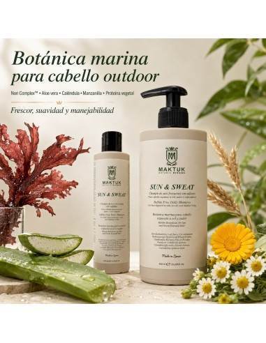 Champú sin sulfatos SUN & SWEAT 30 ml | MAKTUK
